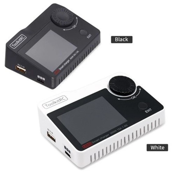 ToolkitRC M8S 400W 18A Color Screen Balance RC Charger Discharger for 1-8S Lipo LiHV Life Lion NiMh Pb Battery